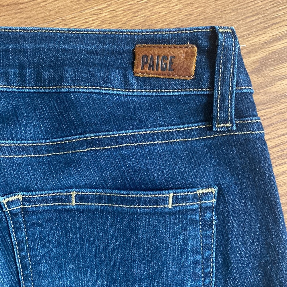 Paige Kylie Crop Skinny Rolled Hem Jeans - Picture 6 of 7